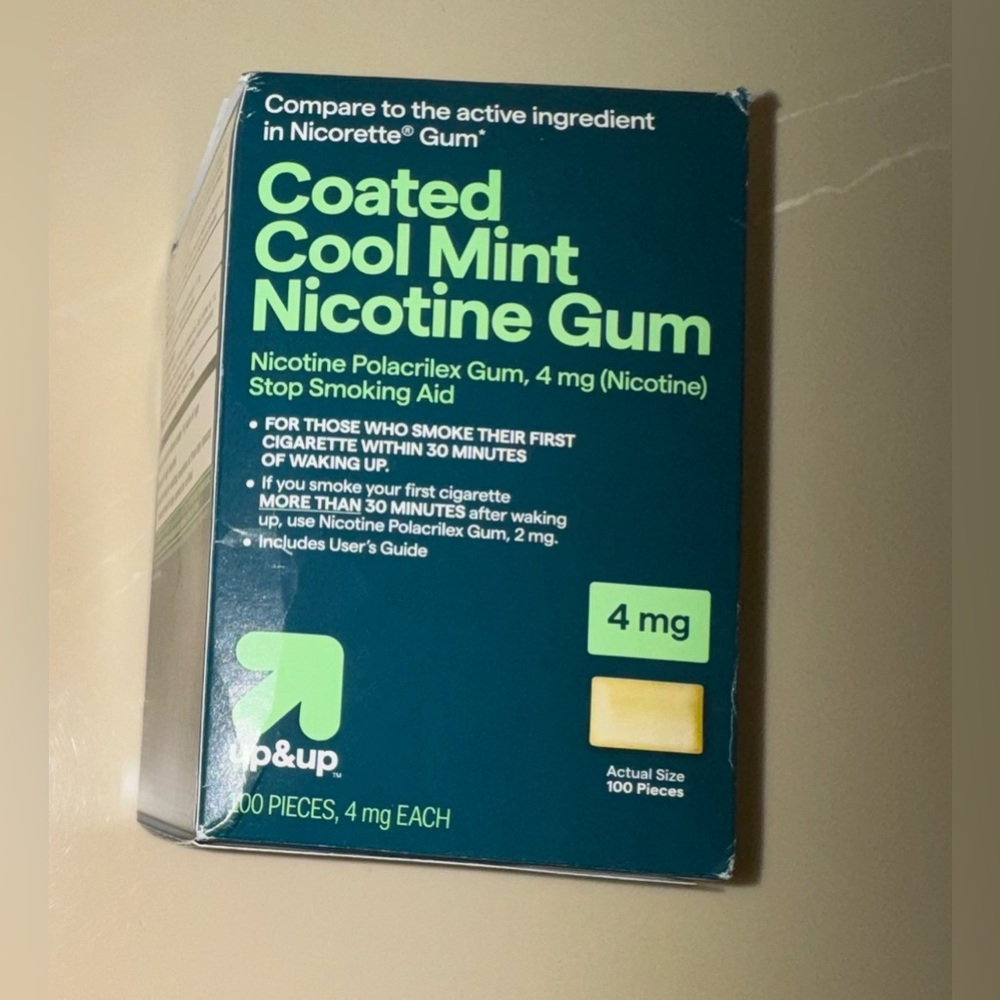 Up & Up Coated Cool Mint Cessation 100 count ~ New in Box from Target